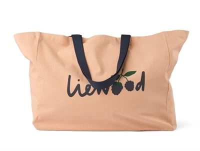 Liewood maxi totebag pale tuscany med berry print