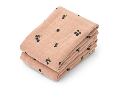 Liewood Lewis stofbleer mini berry / pale tuscany med bærprint