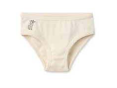 liewood ensfarvede underbukser i creme med lille print