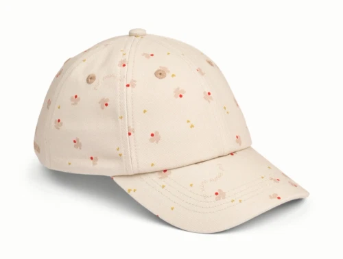 Liewood Danny cap i apple blossom med mini butterfly print set forfra