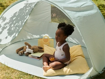 Liewood Cassie pop up telt i peppermint med creme de la creme striber