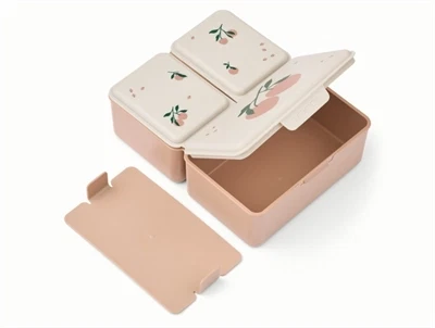 Liewood Driss lunchbox åben med tre rum