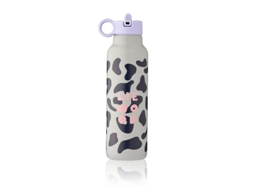 Liewood Falk drikkedunk i lys graa nuance med mega leo mist print