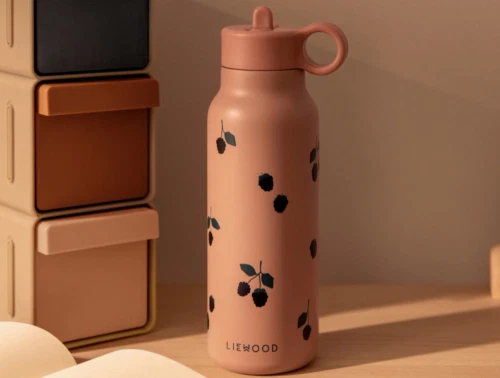Liewood Falk vandflaske berry pale tuscany med sugerørslåg