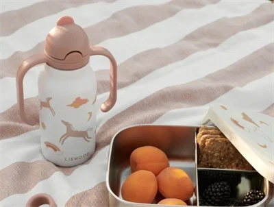 Liewood Kimmie vandflaske i ecru med håndtag