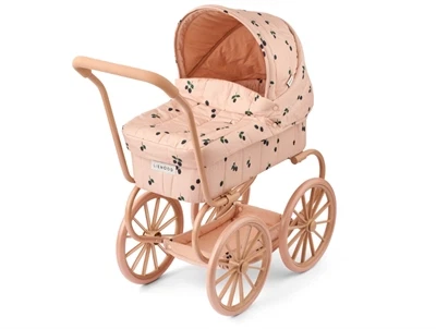 Liewood Adaline dukkevogn i rosa nuance med blomsterprint