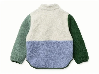 Liewood Nolan fleecejakke i farvemix set bagfra