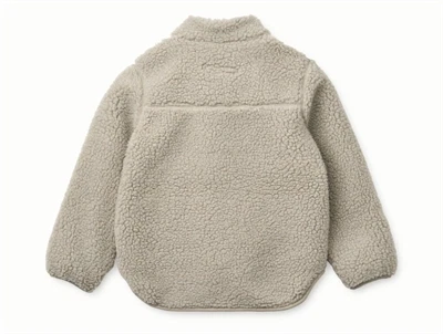 Liewood Nolan pilejakke i lys beige nuance set bagfra  