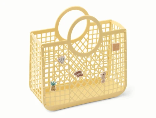 Liewood Samantha kurvetaske i lemonade med charms