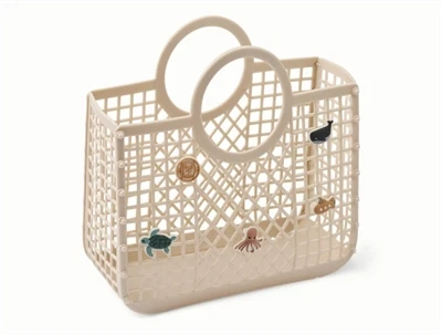Liewood Samantha kurvetaske i sandy med charms