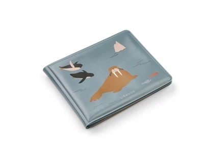 Liewood Waylon vandbog i blå nuance med havdyr