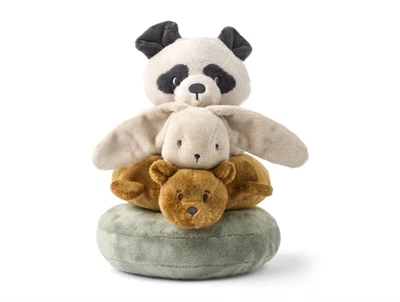 Liewood Sannie stabletårn i bløde naturfarver med bamser