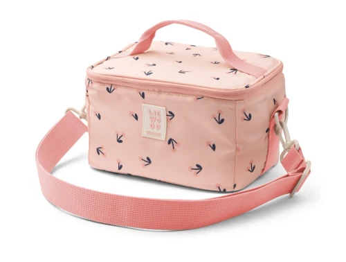 Liewood Toby termotaske i rosa med cherry heart print