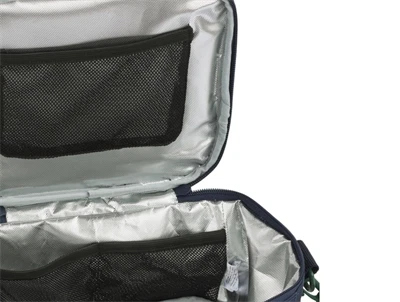 Liewood Toby Medium Thermal Bag i universe / classic navy med planetsystem-print og skulderrem