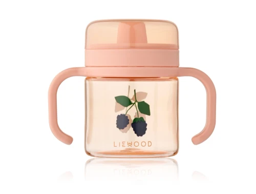Liewood Kylo drikkekop i berry / pale tuscany med bær-print og håndtag