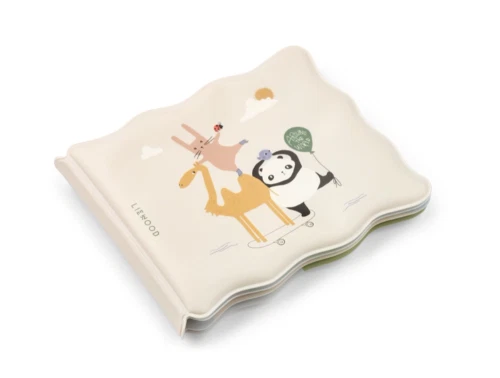 Liewood Waylon badebog around the world sandy forside