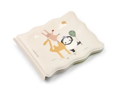 Liewood Waylon badebog around the world sandy forside