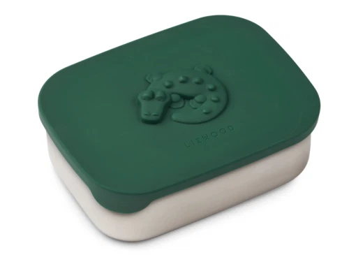 Liewood Arthur madkasse krokodille garden green forfra