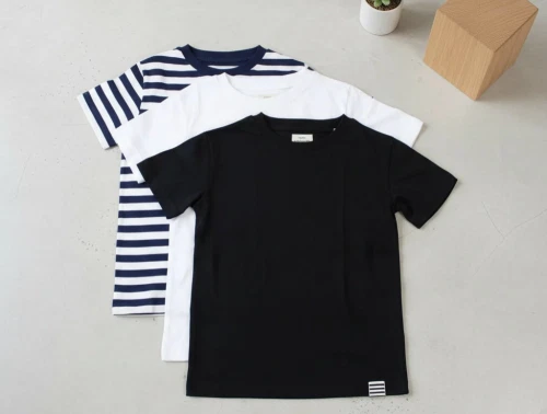 Mads Nørgaard t-shirt Thorlino black/white/stripes (3-pak)