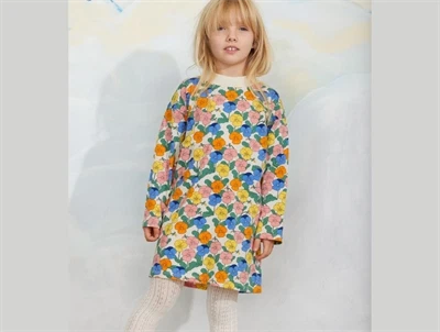 Mini Rodini kjole multifarvet med blomsterprint