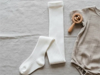 MPkids strømpebukser hvid i rib