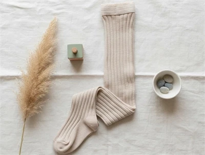 MPkids strømpebukser rose dust i rib