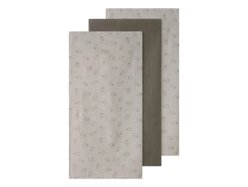 Name It 3-pak stofbleer i chateau gray med print