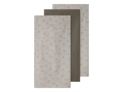 Name It 3-pak stofbleer i chateau gray med print