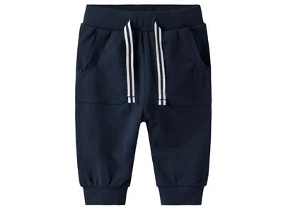 Name It baby bukser navy med justerbar talje