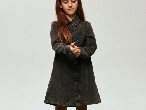 Name It denimkjole mørkegrå denim