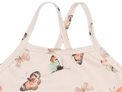 Petit Piao badedragt sommerfugle detalje