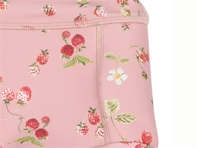 Petit Piao swimble diaper i rosa strawberry print detalje