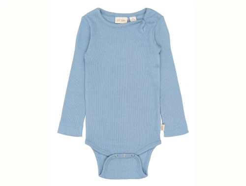 Petit Piao bodystocking lyseblå forfra