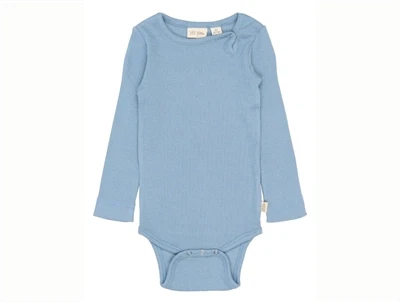 Petit Piao bodystocking lyseblå forfra