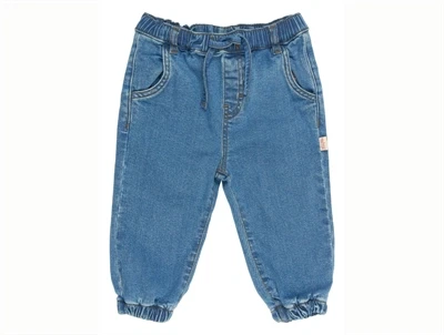 Petit Piao denim bukser lyseblå forfra