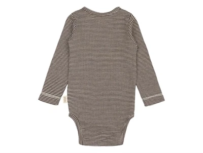 Body i coffee bean striber fra Petit Piao i merinould