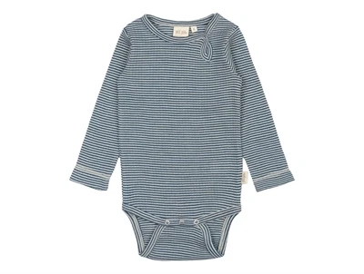 Body i ensign blue striber fra Petit Piao i merinould