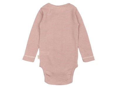 Body i nostalgic rose striber fra Petit Piao i merinould