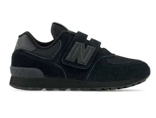 New Balance 574 sneaker sort med velcrolukning