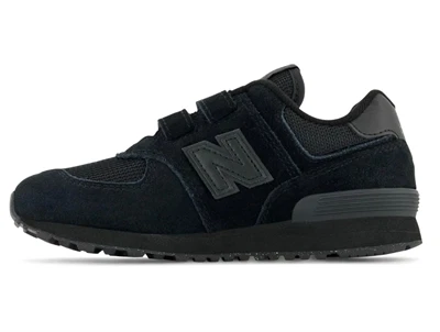 New Balance 574 sneaker sort med velcrolukning
