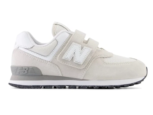 New Balance 574 sneaker i grå nuance med velcrolukning