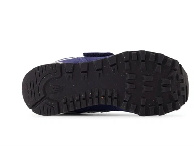 New Balance 574 sneaker i navy og grøn med velcro- sålen