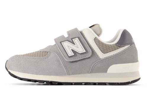 New Balance 574 sneaker grå-sneaker set fra siden i grå og beige