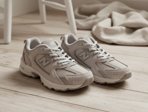 New Balance 530 sneakers moonbeam med elastiksnøre