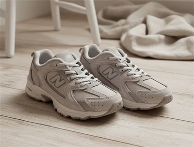 New Balance 530 sneakers moonbeam med elastiksnøre