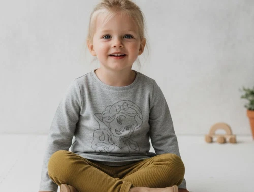 Wheat t-shirt Snehvide melange grey