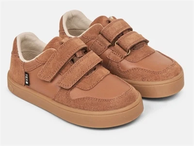 Bundgaard Corey sneaker cognac med velcro til børn
