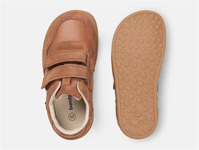 Bundgaard Corey sneaker cognac med velcro til børn
