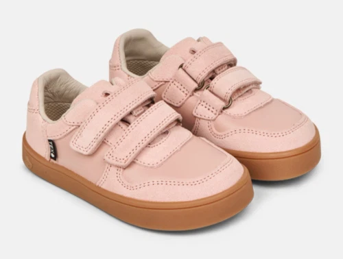 Bundgaard Corey sneaker vintage rose med velcro til børn