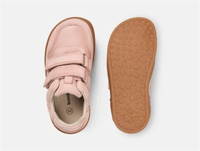 Bundgaard Corey sneaker vintage rose med velcro til børn